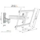 Vogel`s COMFORT TVM 3445 Wandhalterung (Weiß) schwenkbar bis 65Zoll