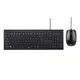 Hama 00134958 Tastatur-/Maus-Set "Cortino", kabelgebunden, Schwarz