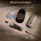 Braun Series 9 Pro+ 9575cc Wet & Dry, Folienschaber, Metallisch, Akku, Lithium-Ion (Li-Ion), 90 min, Box
