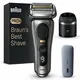 Braun Series 9 Pro+ 9575cc Wet & Dry, Folienschaber, Metallisch, Akku, Lithium-Ion (Li-Ion), 90 min, Box