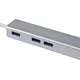 EQUIP 133481 USB-C auf 3-Port-USB-Hub mit Gigabit Adapter