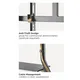 EQUIP 650608 37"-80" Hochleistungs-TV-Wagen