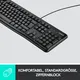 Logitech K120 Kabelgebundene Tastatur Schwarz