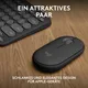 Logitech Pebble 2 Combo for Mac Graphite - Slim Bluetooth®-Tastatur und -Maus für Mac