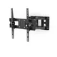 Hama TV-Wandhalterung, schwenkbar, neigbar, ausziehbar, 165 cm (65") bis 40 kg, 220830, Schwarz