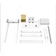 Neomounts FL55-875WH1 motorisierter Bodenständer für 55-100" Bildschirme - Weiß