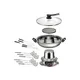 Unold 48746 Asia-Fondue Hot Pot Edelstahl
