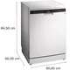 Siemens SN23EW03ME iQ300 Freistehender Geschirrspüler B 60cm
