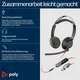 Poly Headset Blackwire USB 5220 Stereo USB +  3,5mm Klinke
