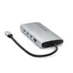Satechi USB-C Multiport Adapter 8K mit Ethernet V3 Adapter Silber