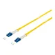 EQUIP LC/UPC Einzelmodus (M) Fiber Optic Patchkabel Gelb, 1m, OS2, 9/125 Mikrometer, Duplex, geschirmt, halogenfrei