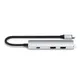 Satechi USB-C 4-in-1 Slim Multiport Adapter 4K Silber