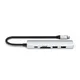 Satechi USB-C 6-in-1 Slim Multiport Adapter Silber