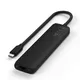 Satechi USB-C 7-in-1 Slim Multiport Adapter mit Ethernet Schwarz