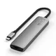 Satechi USB-C 7-in-1 Slim Multiport Adapter mit Ethernet Space Grau