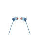 JBL T110 blau - In Ear-Kopfhörer mit Mikrofon