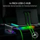 Razer Monitor Stand Chroma - Aluminium-Monitor-Ständer mit 4-fach-USB-C-Hub, Powered by Razer Chroma™ RGB