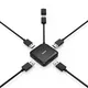 Hama 00200116 USB-Hub, 4 Ports, USB 3.2 Gen1, 5 Gbit/s, inkl. USB-C Adapter