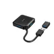 Hama 00200116 USB-Hub, 4 Ports, USB 3.2 Gen1, 5 Gbit/s, inkl. USB-C Adapter