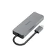 Hama 00200105 USB-C-Hub, Multiport, 4 Ports USB-A