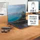 Hama 00200105 USB-C-Hub, Multiport, 4 Ports USB-A