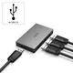 Hama 00200115 USB-Hub, 4 Ports, USB 3.0, 5 Gbit/s, Schnellladen, inkl. Kabel und Netzteil