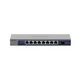 Netgear GS108MX- 100EUS 8-Port Gigabit Ethernet Unmanaged Switch mit 1 dediziertem 10G/Multi-Gigabit-Anschluss