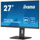 iiyama ProLite XUB2793QSU-B7 68,6cm (27") QHD IPS Office Monitor 16:9 HDMI/DP/USB 100Hz 1ms