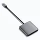 Satechi USB-C PD (1x 75W) 4-Port Hub Space Grau