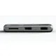 Satechi Mobile XR Hub 2-Port USB-C (1x 100W PD) mit microSD Reader Space Grau
