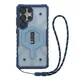 UAG Bundle Pathfinder Case mit Magnet-Modul & Lanyard Galaxy S25 Ultra blau/transparent & schwarz/graphite