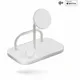 Zens Aluminium Series 4 in 1 Magnetic Wireless Charger + Watch 65W Qi2 weiß