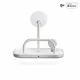 Zens Aluminium Series 4 in 1 Magnetic Wireless Charger + Watch 65W Qi2 weiß