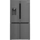 Bosch KFI96AXEA Serie 6 Multi Door Freistehende Kühl-Gefrier-Kombination