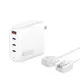4smarts Ladegerät GaN Flex Pro 100W 3 USB-C+1 USB-A, Travel Edition