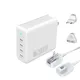 4smarts Ladegerät GaN Flex Pro 200W 4 USB-C weiß