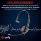 Poly Blackwire 3210 Monaural USB-C Headset +USB-C/A Adapter (Bulk)