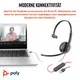 Poly Blackwire 3210 Monaural USB-C Headset +USB-C/A Adapter (Bulk)