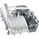 Bosch SPI2HKS42E Serie 2 Geschirrspüler 45 cm Nischenbreite (Teilintegrierbar) EEK: E