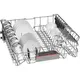 Bosch SMU4ETS08E Serie 4 Unterbau-Geschirrspüler EEK B 60cm Edelstahl