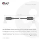 Club 3D Adapterkabel DisplayPort 1.4 zu HDMI 4K60Hz mit HDR St./St. 2m schwarz
