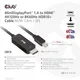 Club 3D MiniDP 2.1 zu HDMI 4K120Hz oder 8K60Hz HDR10+ St./St. 1,8m schwarz