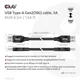 Club 3D USB Typ-A Gen2 (10G) Kabel 3A St/St 0.5m schwarz