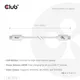 Club 3D Typ-C zu Typ-C Kabel 80Gbps Zertifiziertes 240W 8K240Hz 1.2m weiß
