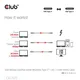 Club 3D Typ-C zu Typ-C Kabel 80Gbps Zertifiziertes 240W 8K240Hz 1.2m weiß