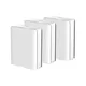 ASUS ZenWiFi BQ16 BE25000 Weiß kombinierbarer Router Home Mesh WiFi 7 System 3er-Pack