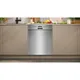 Neff S125ECS15E N50 Geschirrspüler unterbau A 60cm, gebürsteter Stahl