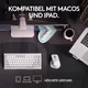 Logitech MX Master 3S für Mac hellgrau