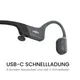 Shokz OpenRun Mini USB-C Sportkopfhörer schwarz