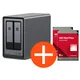 UGREEN NASync DXP2800 NAS System 2-Bay 16TB inkl. 2x WD WD80EFPX NAS HDD - 8 TB